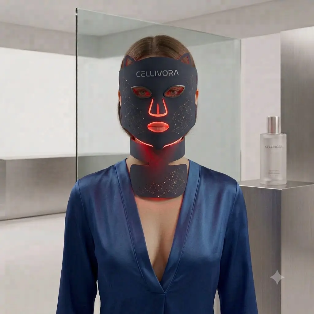 Cellivora Radiance LED Yüz ve Boyun Maskesi